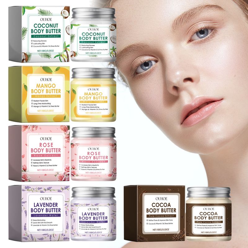 Série de produits hydratants pour le corps, crème de soin hydratante et hydratante pour la peau lisse et délicate_voghion.com
