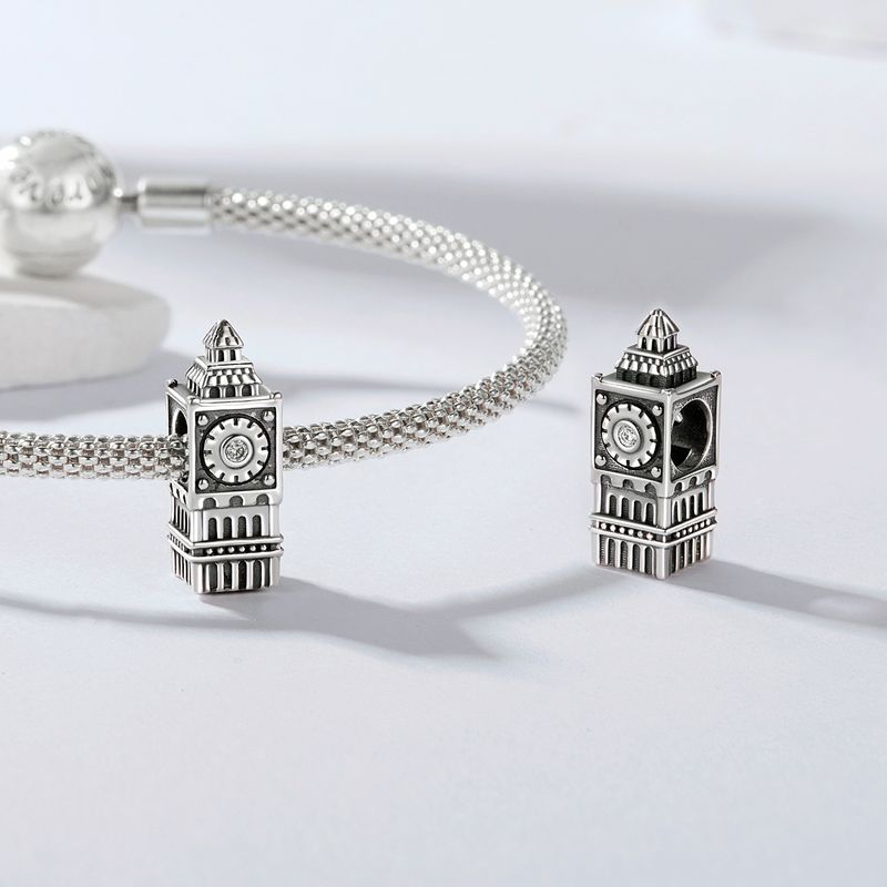 Big Ben Charm Sterling Silver Charm,SCC2874_voghion.com