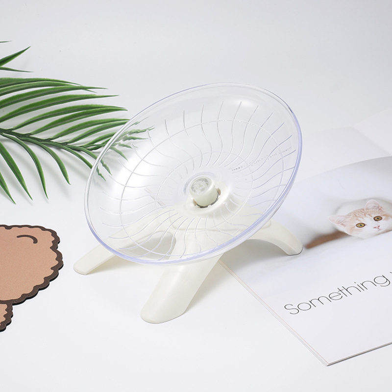 Hamster Flying Saucer Strong Load-bearing Silent Cage Accessories Hamster Exercise Flying Wheel For Cage_voghion.com