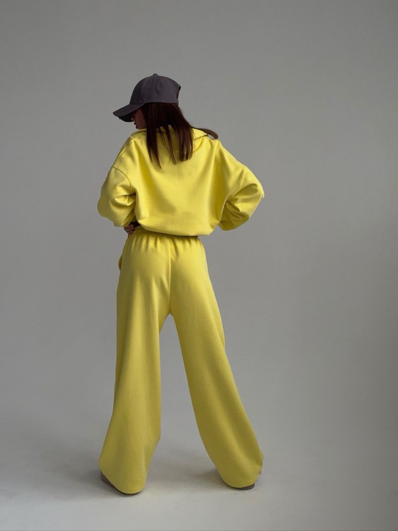 Completo da jogging con cappuccio oversize e coulisse - Completo casual streetwear in due pezzi in misto cotone (bianco, grigio, rosa, blu navy e_voghion.com