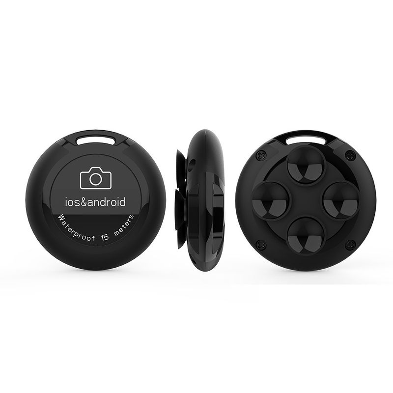 Piment rouge nouveau contrôleur de selfie Bluetooth sans fil étanche télécommande pour téléphones portables_voghion.com