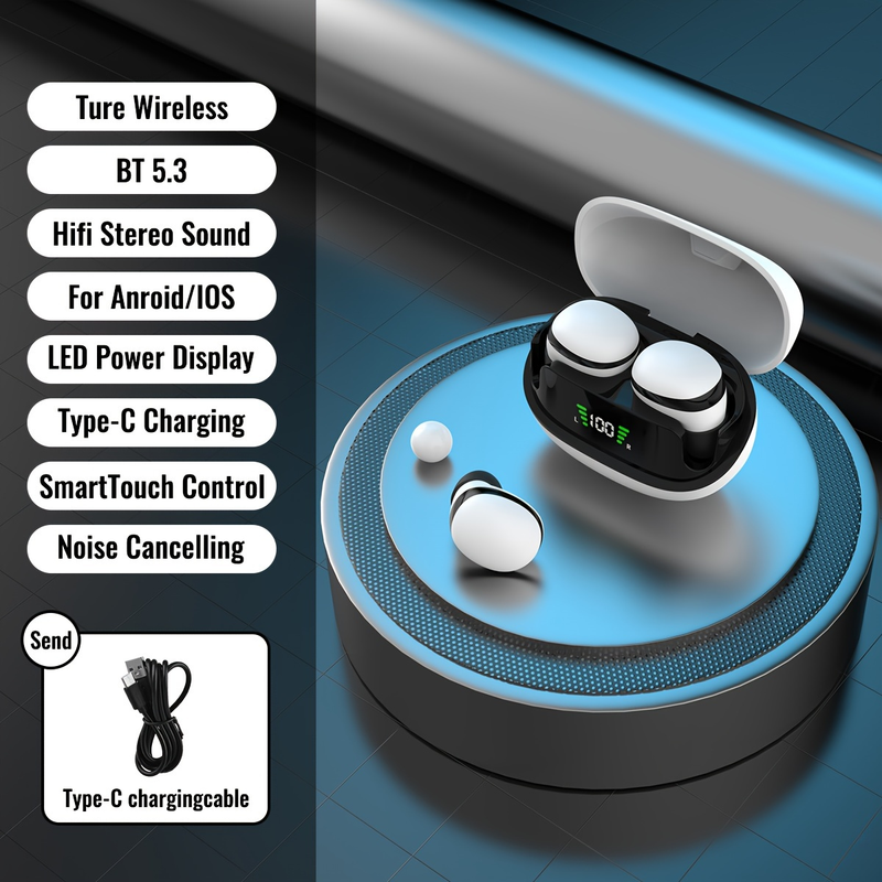 True Headset Phantom Mini Ultra Wireless No Flash Light Small Ear Sleep : Enjoy Music With Noise Cancelling& Long_voghion.com