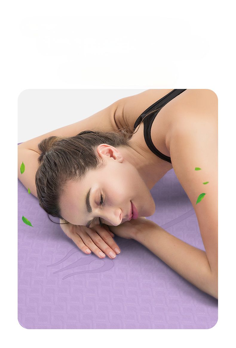 TPE Thickened And Widened 90cm Silent Shock Absorption Non-Slip Dance Home Yoga Mat_voghion.com