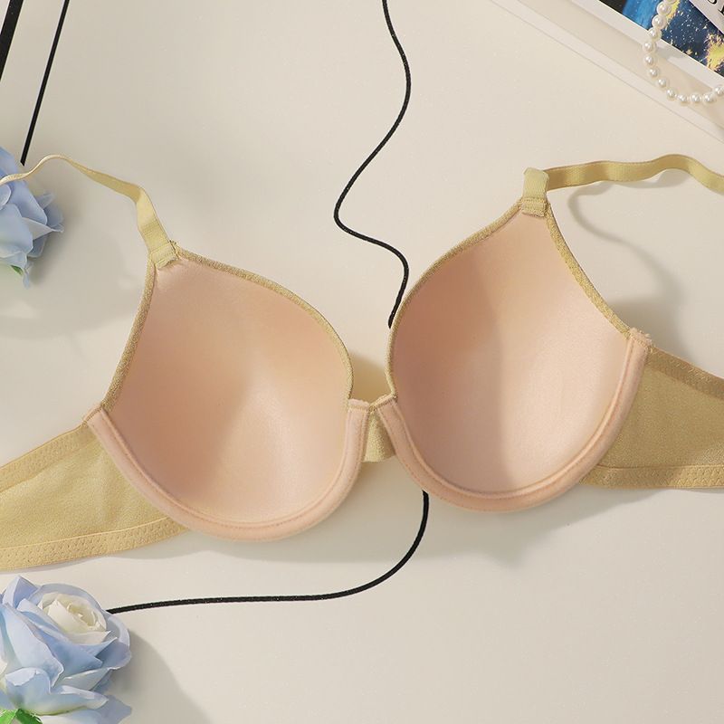 Nahtlose Damenunterwäsche mit Stahlring, um die seitlichen Brüste zu sammeln und ein Hängen zu verhindern_voghion.com