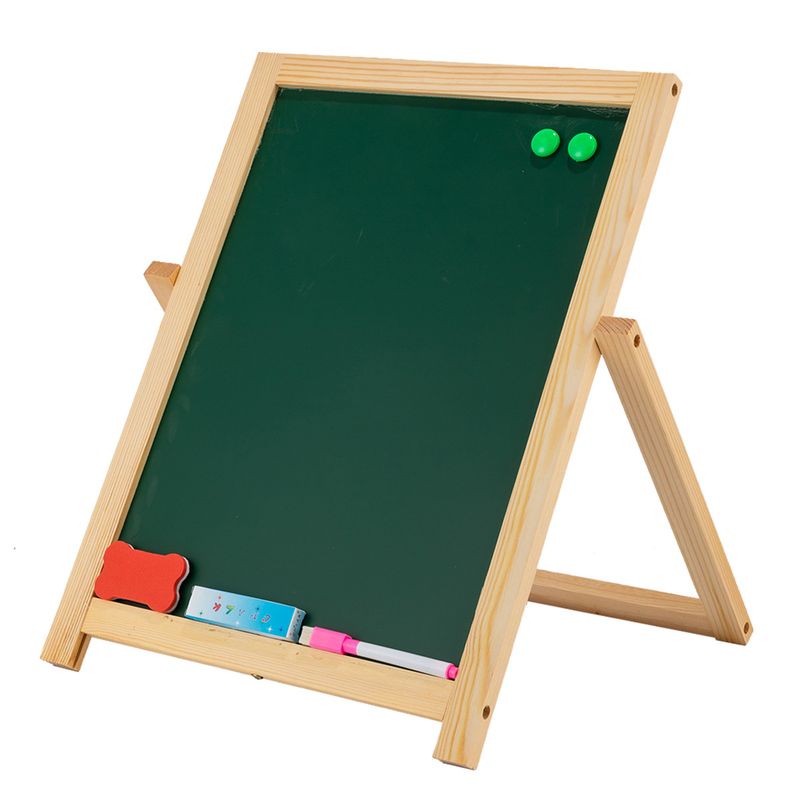 Wooden drawing board small blackboard can wipe kindergarten home teaching graffiti painting children's drawing board home decoration painting_voghion.com