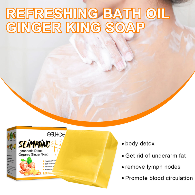 Slimming beautiful Ginger Soap Cleanses the Skin to Say Goodbye to Pork Belly, Slimming and Firming the Skin B_voghion.com