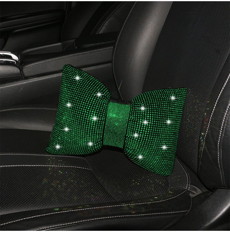 Automotive Products, Neck Protection Pillows, And Pillows For Women. Multi Colored Full Diamond Car Headrests, Lumbar_voghion.com