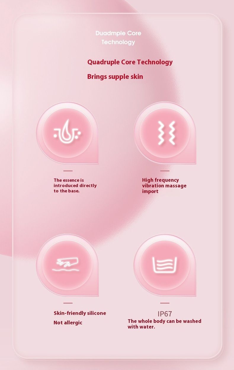 Detergente viso in silicone - Dispositivo di bellezza elettrico per la pulizia dei pori e il massaggio lifting_voghion.com