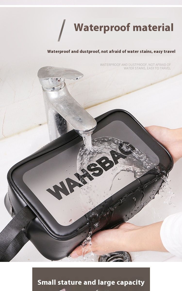PVC make-up tas nieuwe grote capaciteit draagbare vrouwen reizen transparante waterdichte toilettas opbergtas handtas tas_voghion.com