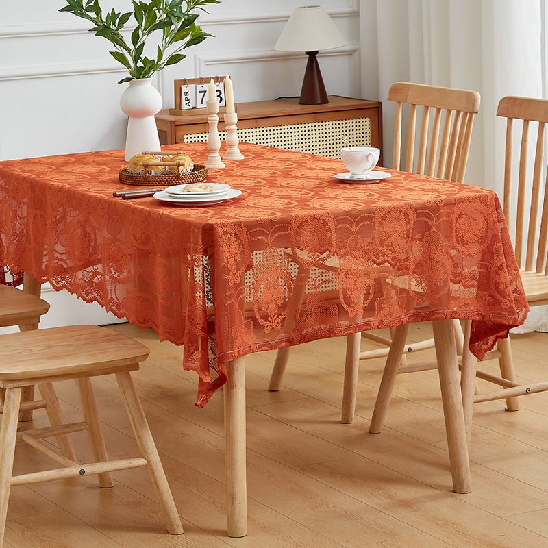 Tablecloth Retro Plaid Fabric Rectangular Red Christmas Tablecloth Red And Green Atmosphere Decorative Tablecloth_voghion.com