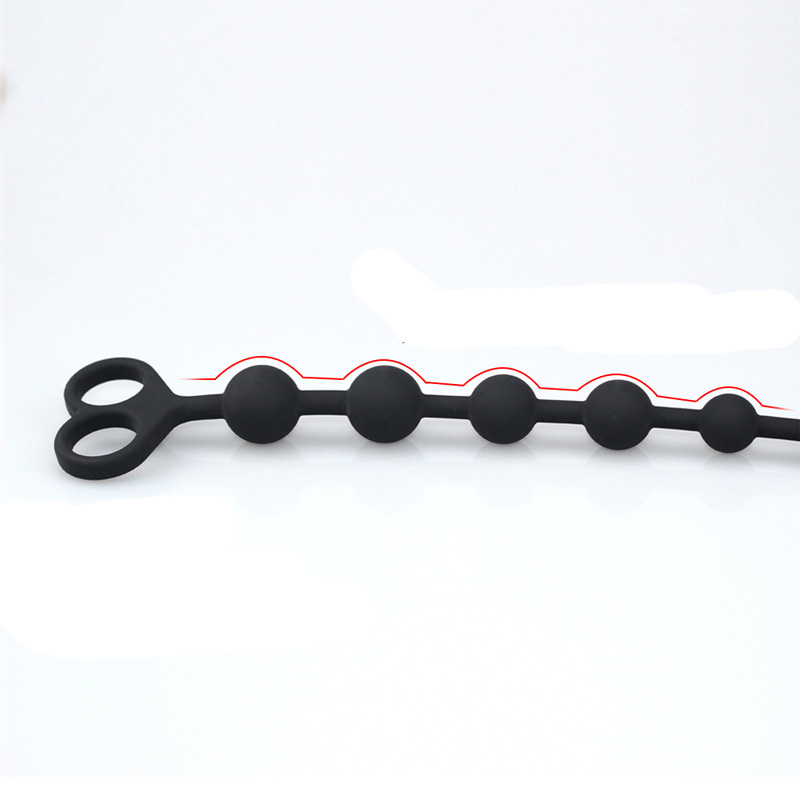 Laang kleng Perlen Silikon Hënner Pl Analbäll Sexspillsaachen Fir Erwuessene Fraen Männer Homosexuell Männlech Prostatamassage Erotesch Anus_voghion.com