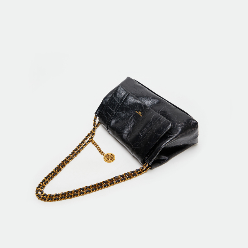 Heißer Verkauf Neue Mode Vielseitige Einfache Temperament Einfarbig Tote Tasche frauen Große Tasche frauen Schulter Tasche Kette tasche_voghion.com