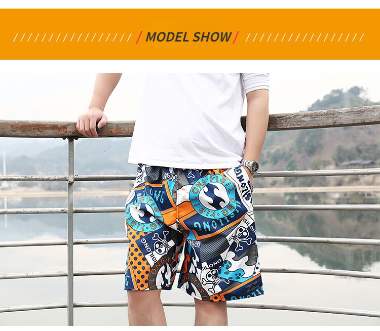 Beach Shorts Large Size Quick Drying Loose Thin Casual Shorts Sports for Men_voghion.com