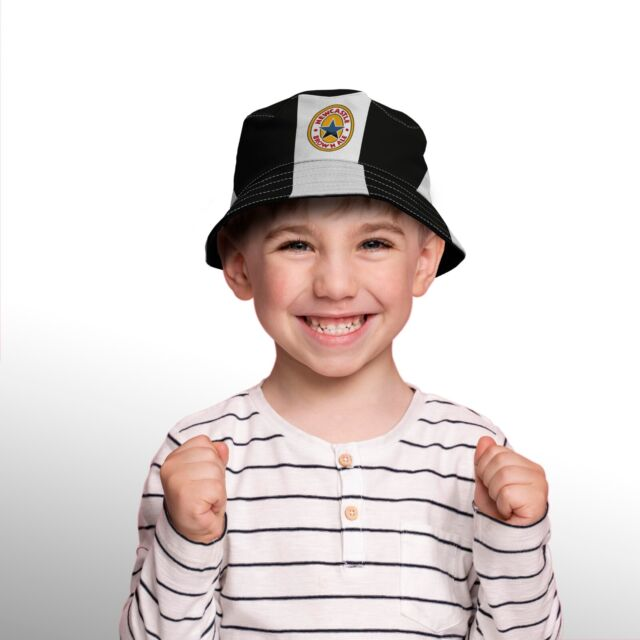 Newcastle 1996 Inicio Retro Fútbol Bucket Hat Festival Fisherman Hat No oficial_voghion.com