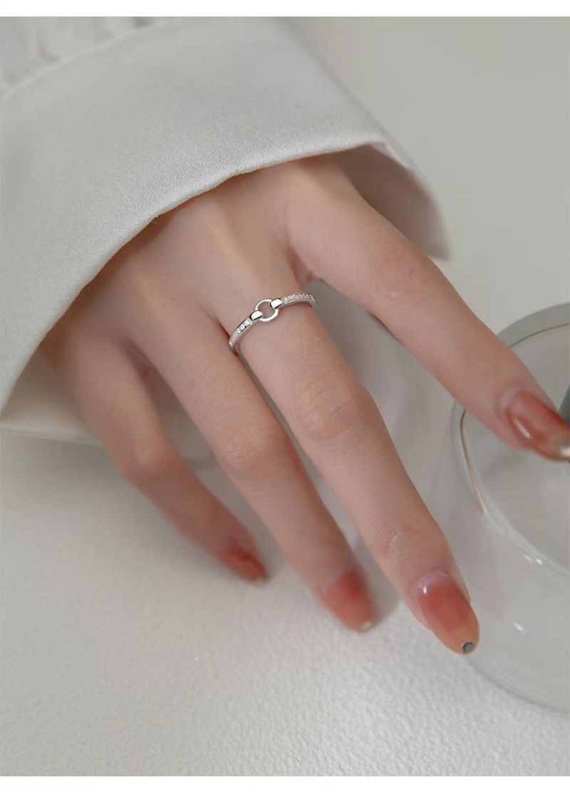 Circle Ring For Women, Ins Style, Non-Fading, Minimalist, High-End Feel, Niche Design, Student, High Appearance, Best_voghion.com