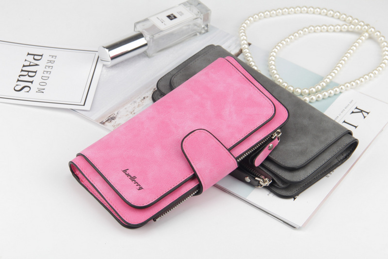 Veske Dame lommebok/lang spenne Multi-Card Mynt Veske Mobiltelefon Veske_voghion.com