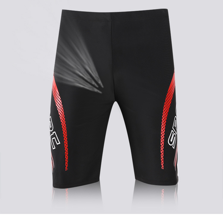 Herrenbekleidung Herren-Badehose Herren-Bademode Fünf-Punkt-Badehose Wettkampf-Badehose Offset-Badehose_voghion.com