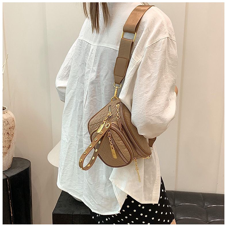 Neue modische und vielseitige gewebte Umhängetasche für Damen, Brusttasche, heißer Verkauf, Freizeittasche_voghion.com