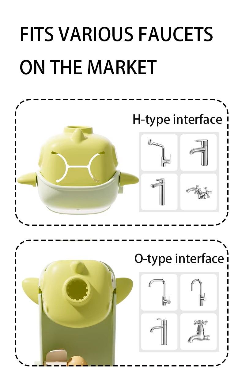 Cartoon Thermochromic Faucet Extender For Bathroom And Kitchen_voghion.com