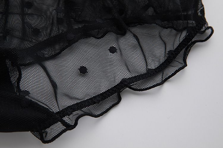 Intimo Mutandine da ragazza in pizzo Slip traspiranti a vita bassa in rete Comode mutandine da donna_voghion.com