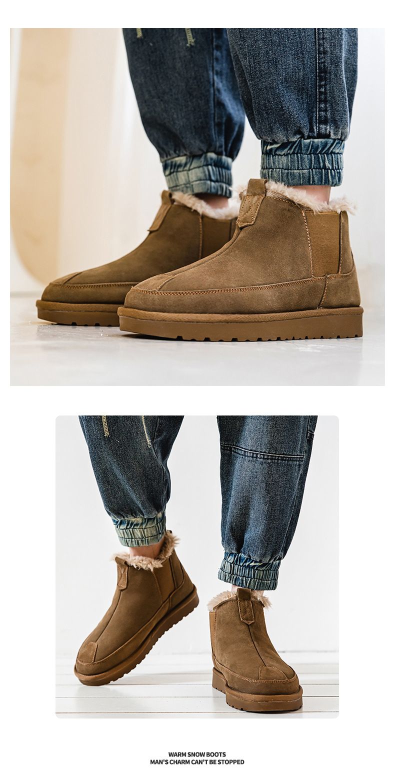 Men's Shoes Autumn And Winter New Snow Boots With Cotton_voghion.com