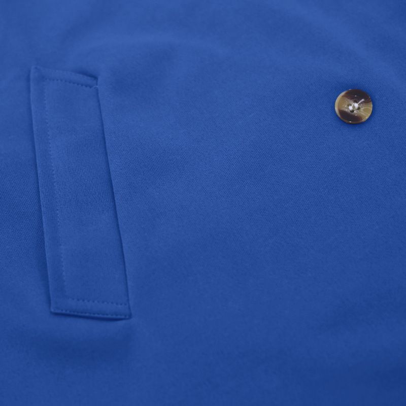 Trench casual da uomo, di media lunghezza, slim fit, con cappuccio, tinta unita, 2024_voghion.com
