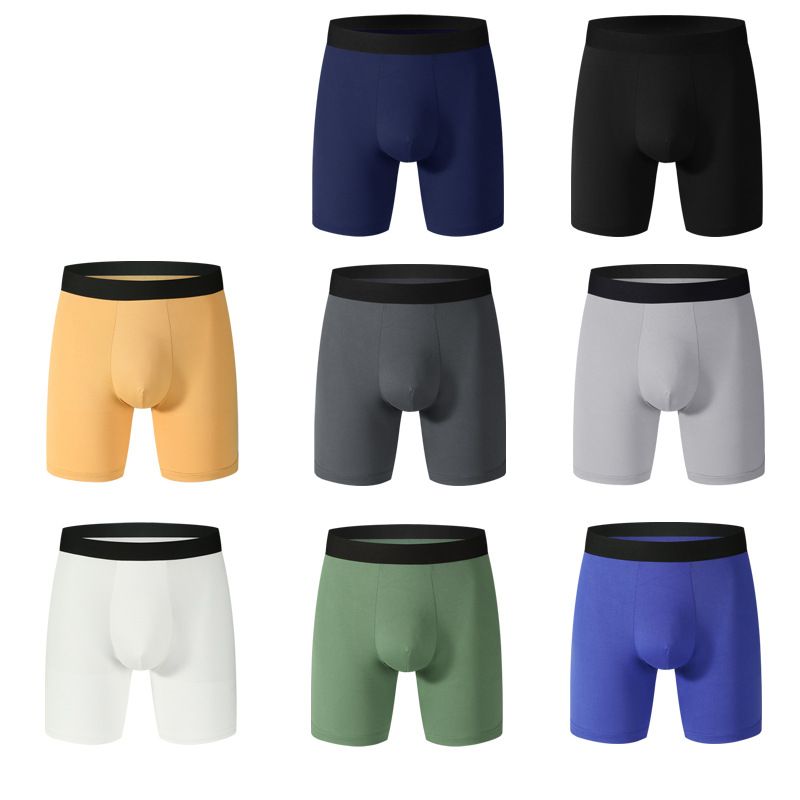 underwear Men's Sports Boxer Shorts Foreign Trade European And American Code Length Terms Cross Border Hot Items_voghion.com