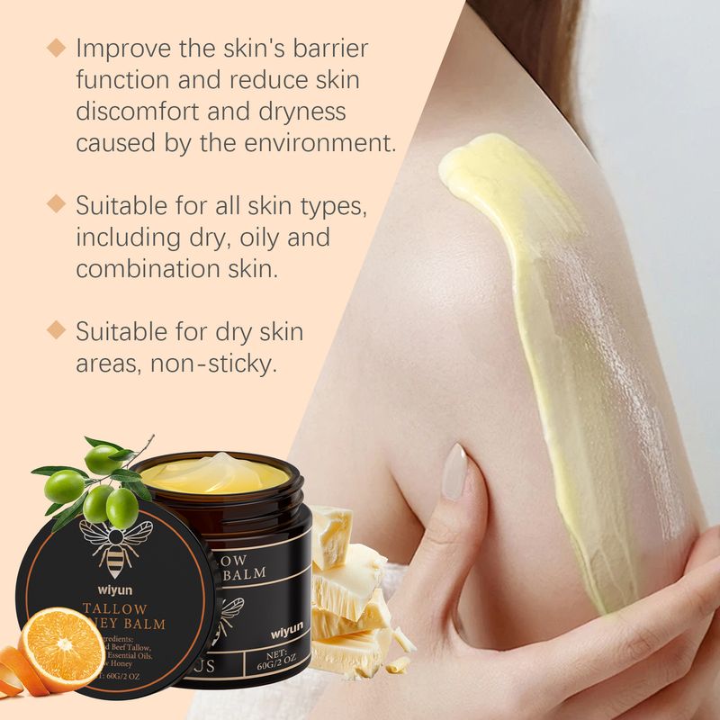 Crema idratante delicata, nutriente, a lunga durata, non appiccicosa, per una pelle liscia, al miele e all'olio di mucca WIYUN_voghion.com