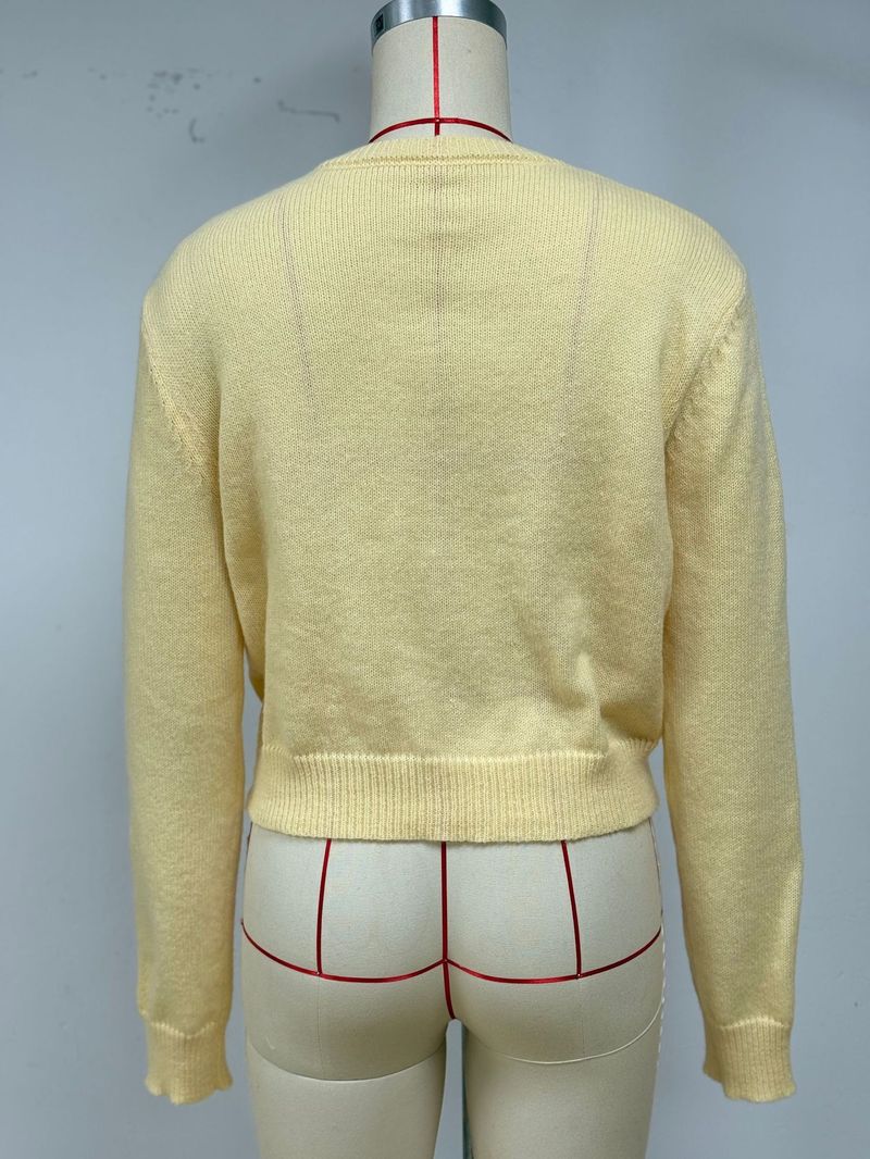 Soft & Cozy Women's Ribbed Knit Cardigan – Short Sleeve Button-Up Sweater, Relaxed Fit, Flattering Silhouette, Versatile For Casual & Office Wear_voghion.com