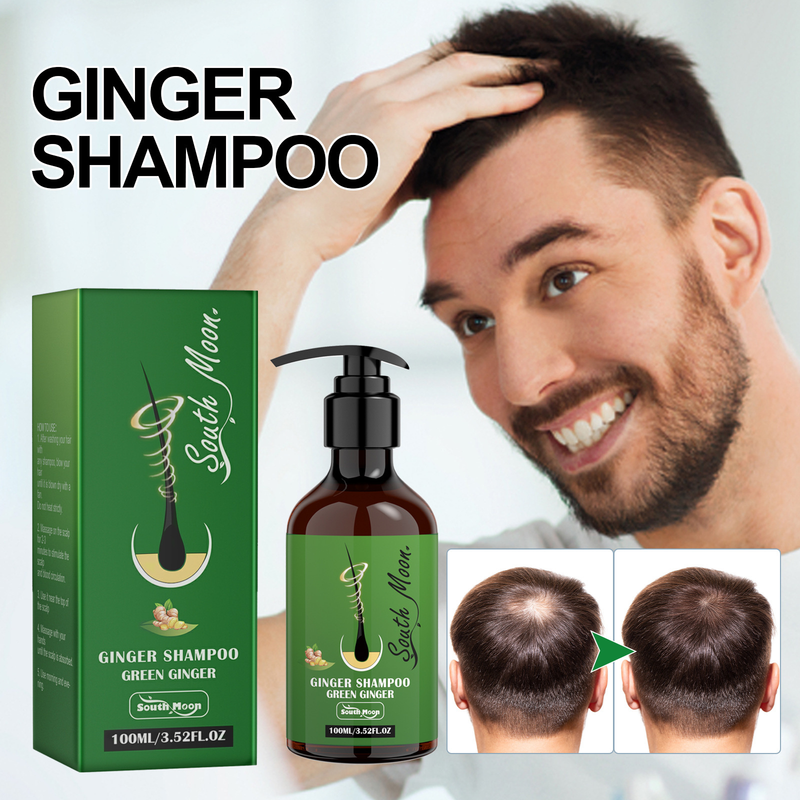 Ginger with Fluffy Strong Roots, Cleansing Nourishing Scalp, and Dense Hair Shampoo_voghion.com