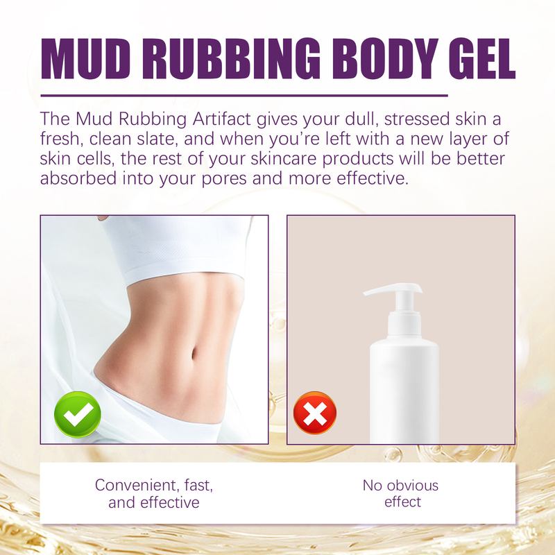 EELHOE Body Exfoliating gel Refreshes and Gently Cleans Back Acne Scrub to Improve Dark Bath Towels_voghion.com