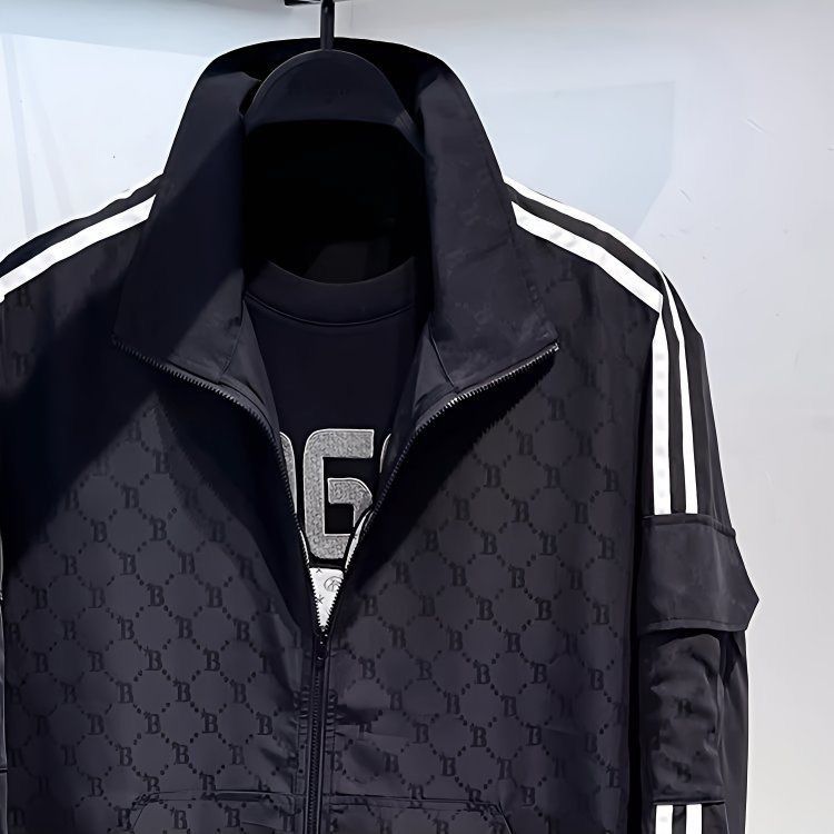Herrenbekleidung 2025 Frühling und Herbst Neue Modemarkenjacken Herren Trendy Casual Yuppie High End Stehkragenjacke Herren Hot Tops_voghion.com
