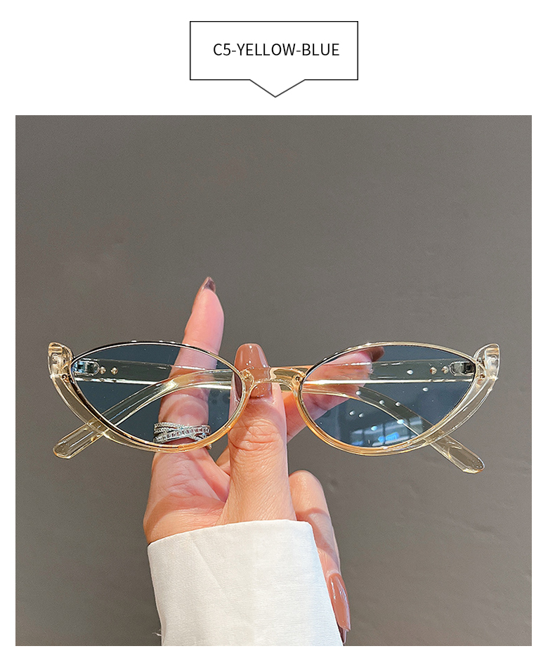 KAMMPT Neu in Small Cat Eye Sonnenbrillen Damen Trendy Vintage Composite Shades Brillen Mode Luxusmarke Designer Sonnenbrillen_voghion.com