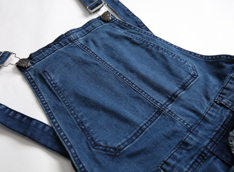 Herren Denim Overalls Jeans Hosen Jumpsuits_voghion.com