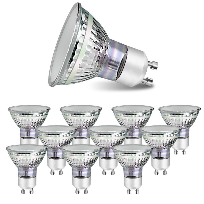Glitzerlife 10ER GU10 LED WarmWeiß 4W Leuchtmittel Lampe Ersetzt 40W Halogenlampe 3000K Energiesparlampe Abstrahlwinkel 110° Spot Reflektor Birne - Nicht dimmbar_voghion.com