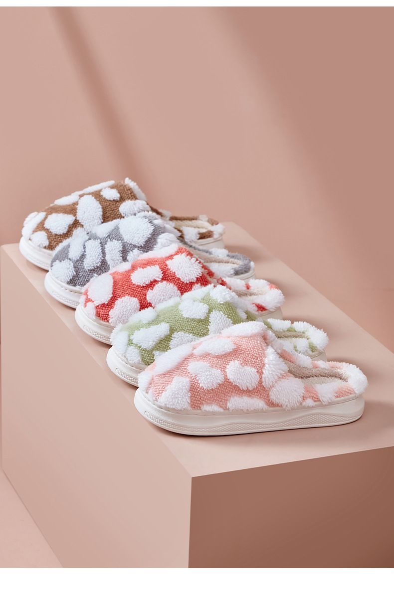 Pantofole invernali antiscivolo e soffici da donna che calpestano gli escrementi, pantofole di cotone spesse e calde da interno, pantofole di cotone da donna all'ingrosso_voghion.com
