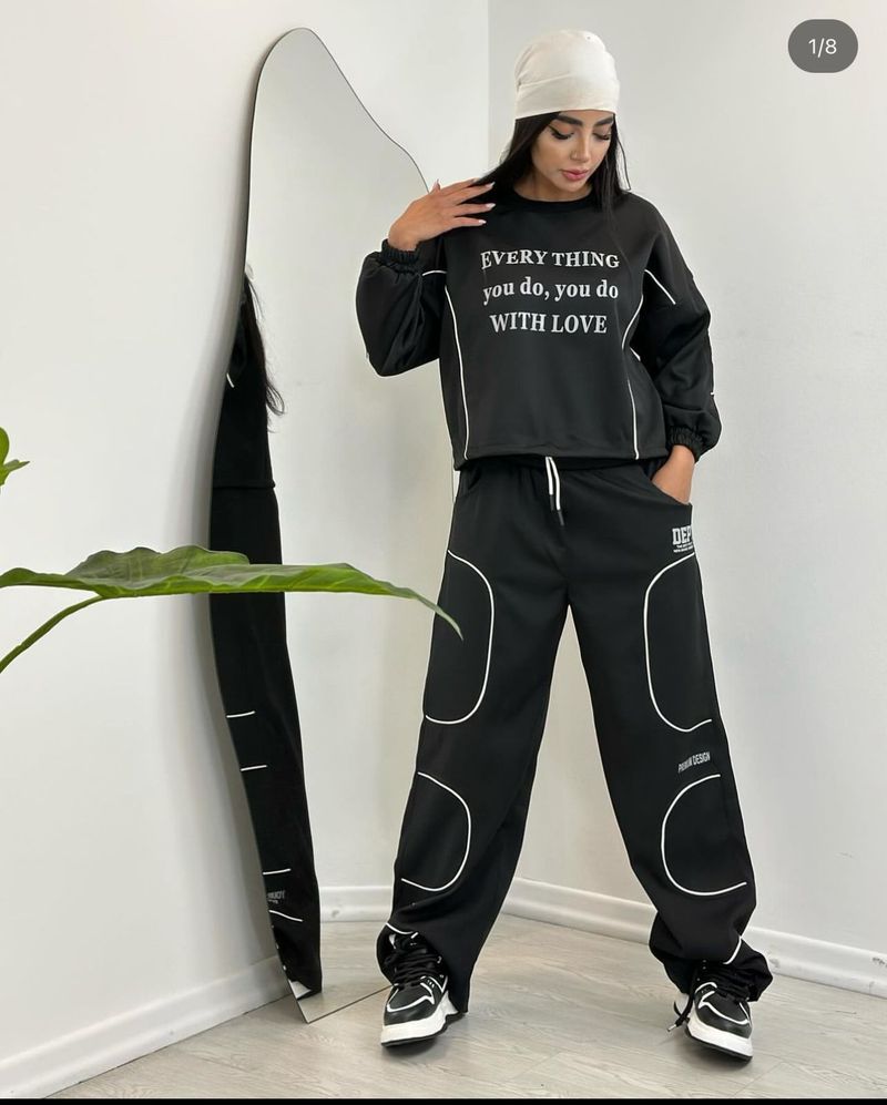 Damenbekleidung Einfarbiger Mode-Freizeitanzug_voghion.com