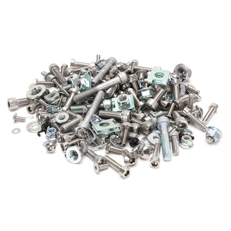 Motosiklet Vida Seti - S/X Model Özelleştirmesi İçin Yüksek Dayanıklı Cıvatalar ve Kaliper Bağlantı Elemanları (7x17x4mm, Tam Set)_voghion.com