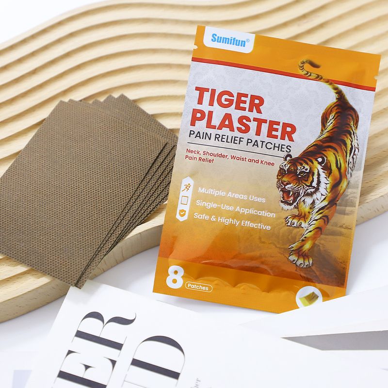 Sumifun English Tiger Equipment Brand Far Infrared Relieving Patch Joint Discomfort And Muscle Pain K00000 1_voghion.com