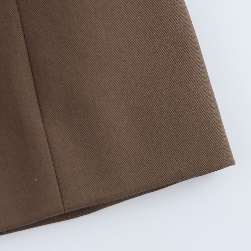 Damenbekleidung Gürtel Gerade Anzugjacke und Hose_voghion.com