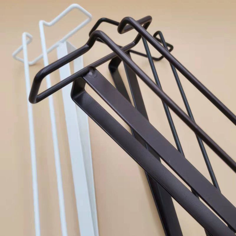 Wrought Iron Cabinet Wine Glass Drain Rack Hanger Goblet Storage Rack Kitchen Bar Tools_voghion.com