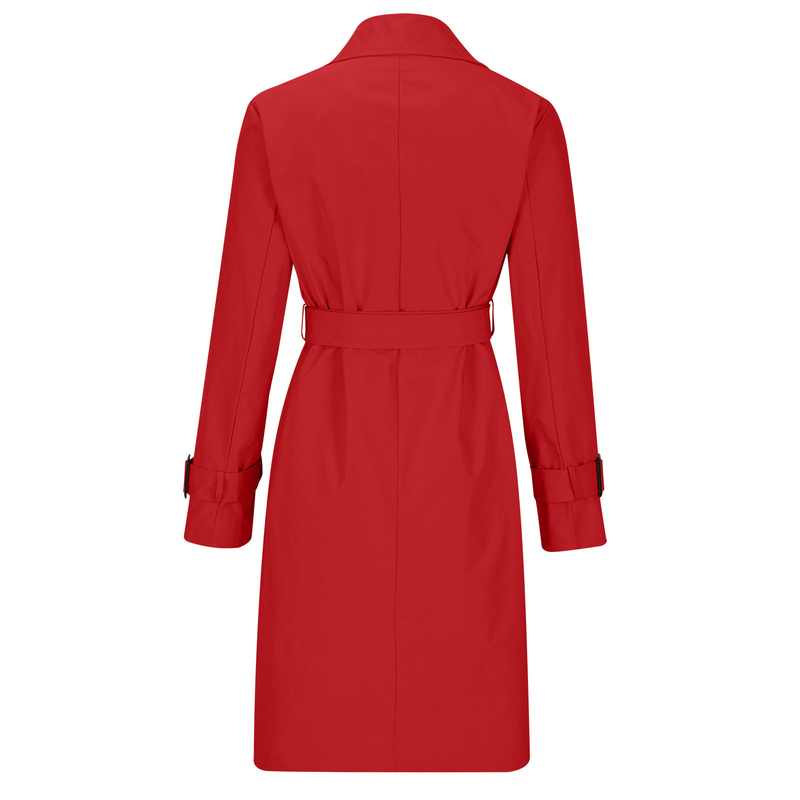 Trench casual doppiopetto da donna, invernale e autunnale_voghion.com