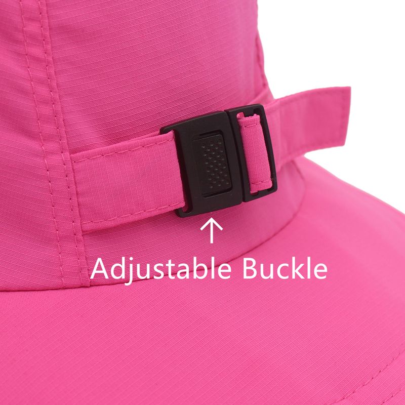 Cappello da pescatore da donna alla moda Connectyle, regolabile, traspirante, antivento, ad asciugatura rapida, protezione UV, tesa larga, per sole, all'aperto, tutti i giorni_voghion.com