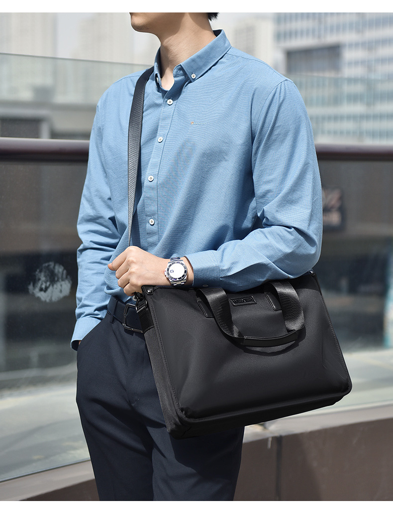 Nuova borsa portatile da uomo per viaggi d'affari e per il tempo libero, borsa a tracolla con una spalla di grande capacità, borsa per computer portatile, borsa per file di informazioni per ufficio_voghion.com