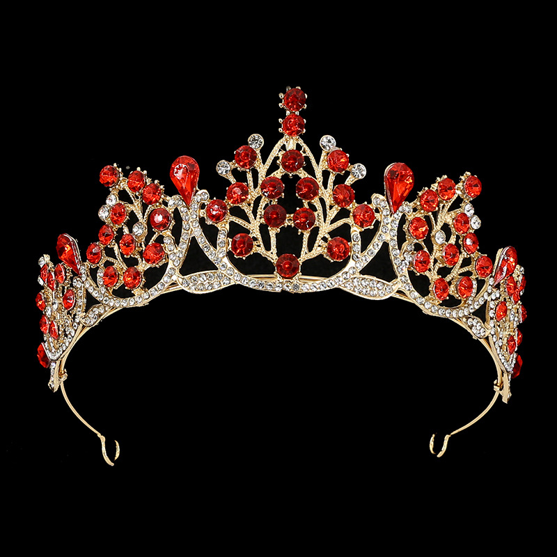 Gioielli da sposa transfrontalieri, accessori per matrimonio, fascia barocca, copricapo, corona di compleanno, corona da principessa in lega per matrimonio_voghion.com