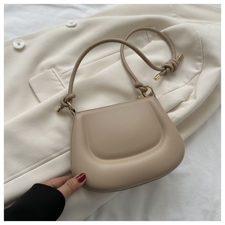 Borsa a tracolla 2024 nuova PU moda popolare tinta unita temperamento ascellare borsa a tracolla alla moda da donna invernale_voghion.com