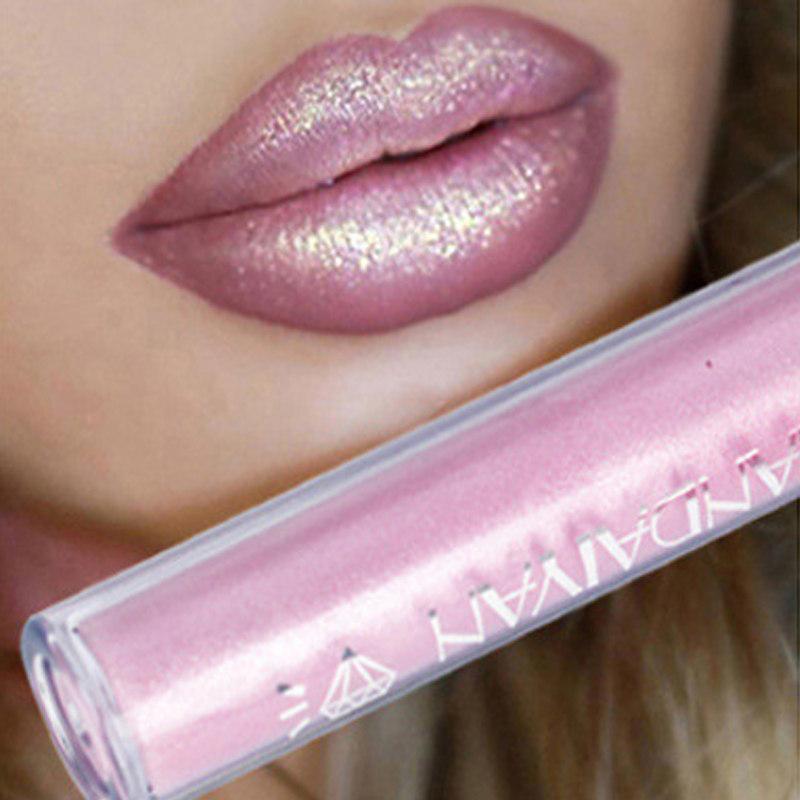 Negozio di bellezza Colori Glitter metallici 4 Rossetto liquido Trucco Lucidalabbra metallizzato impermeabile Tazza antiaderente a lunga durata S_voghion.com