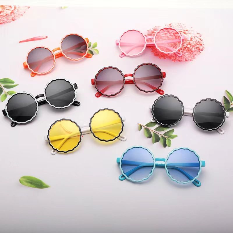 Neue Kinder Welle Ozean Stück Unregelmäßigen Trend Anti UV Baby Mode Sonnenbrille_voghion.com
