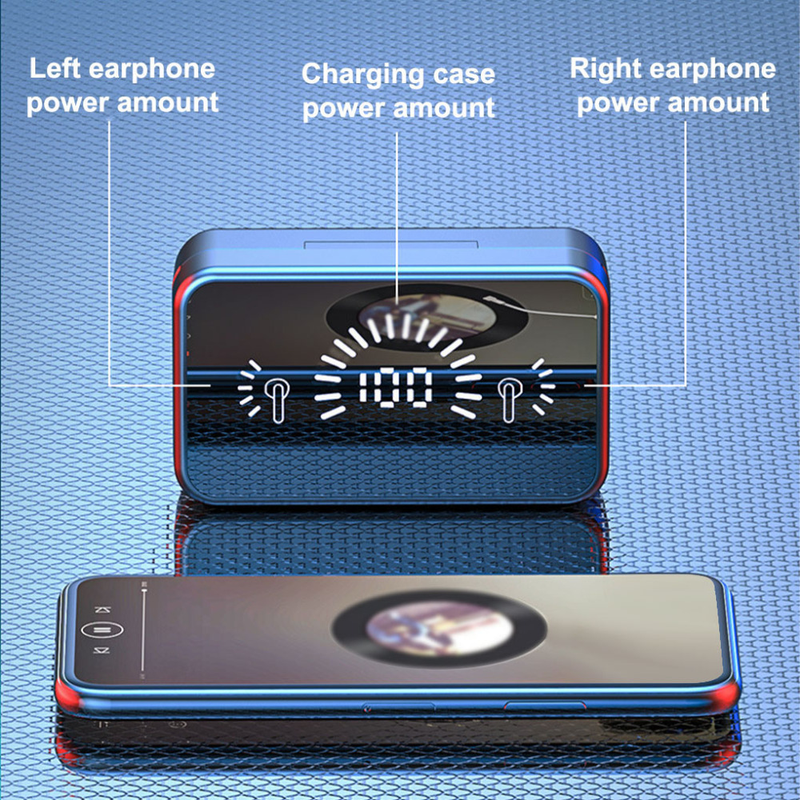 Auriculares Bluetooth Pantalla digital táctil Mini auriculares inalámbricos deportivos TWS_voghion.com