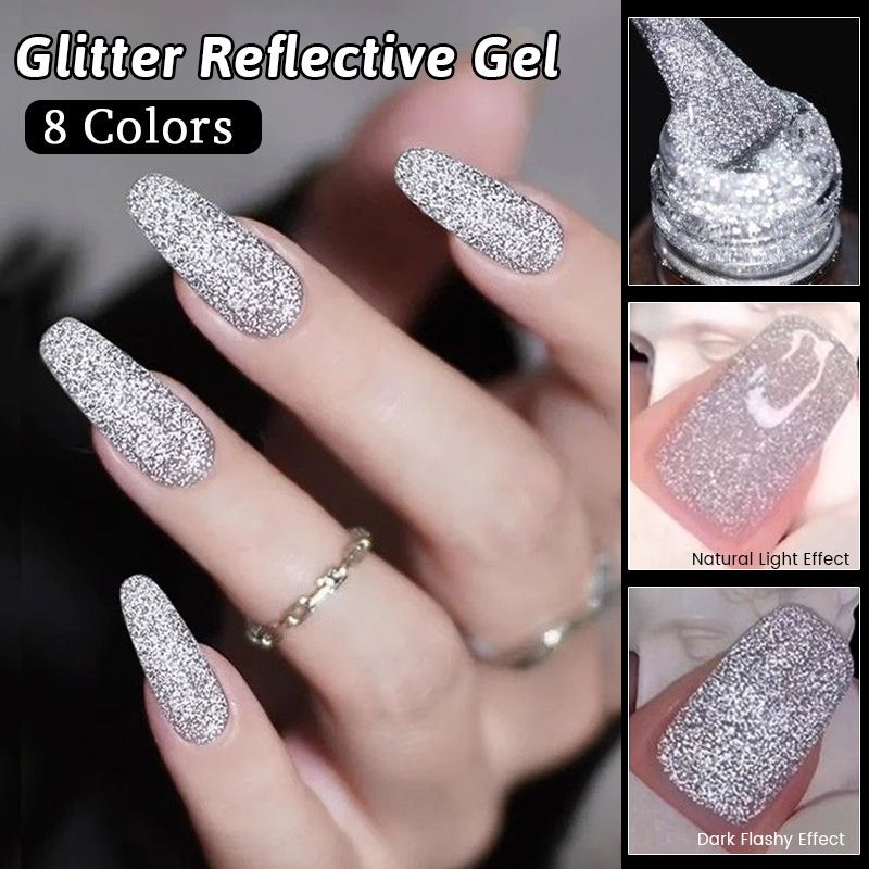 Colla per unghie New Flash Glue Disco Broken Diamond Glue Laser Nail Glitter Glue Nail Shop 15ml_voghion.com